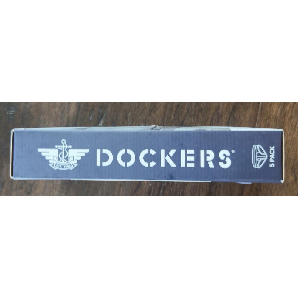Dockers Men’s Fly Front Briefs 5 Pack Premium Cotton Navy Size Large 36-38 NIB - Picture 6 of 6